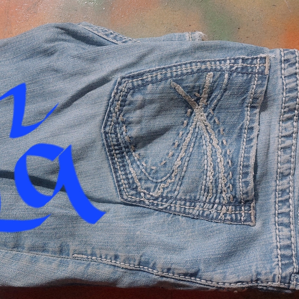 Silver jeans